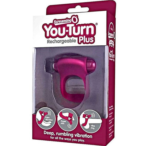 You-Turn Rechargeable Plus by Screaming O - Cock Rings