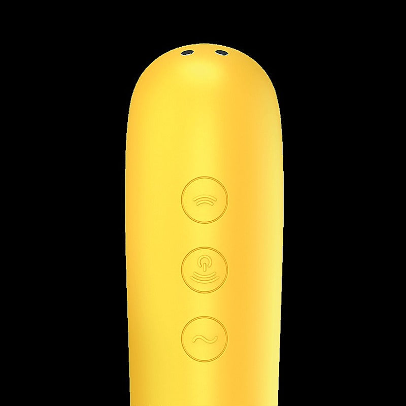Dual Love Air Pulse Multi Functions Clitoral Massager - Clit Ticklers and Pulsators