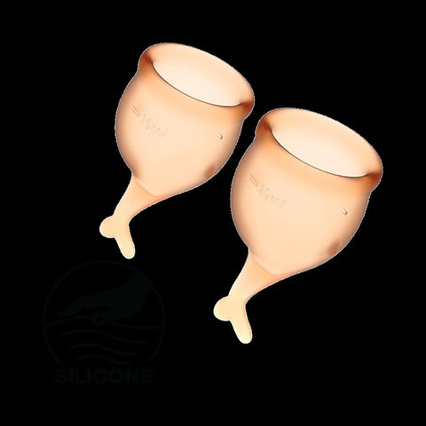 Satisfyer Feel Secure Medical Grade Silicone Menstrual Cups - Condoms