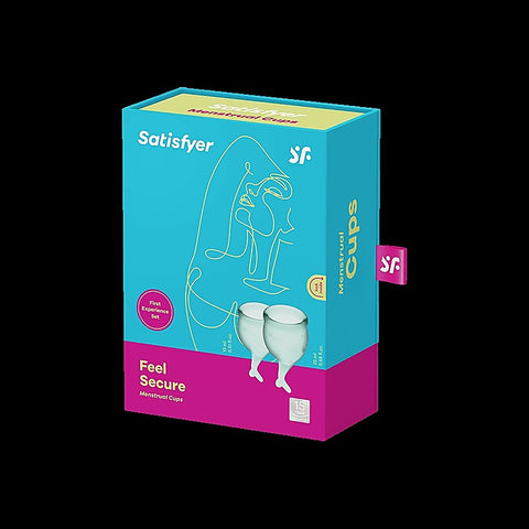 Satisfyer Feel Secure Medical Grade Silicone Menstrual Cups - Condoms