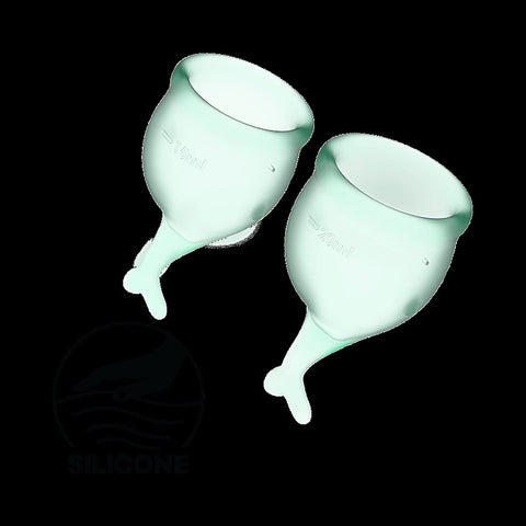 Satisfyer Feel Secure Medical Grade Silicone Menstrual Cups - Condoms
