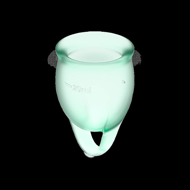 Satisfyer Feel Confident Silicone Menstrual Cups - Condoms