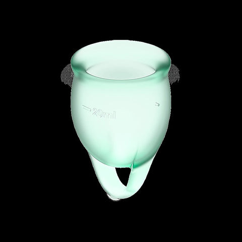 Satisfyer Feel Confident Silicone Menstrual Cups - Condoms