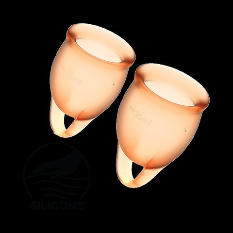Satisfyer Feel Confident Silicone Menstrual Cups - Condoms