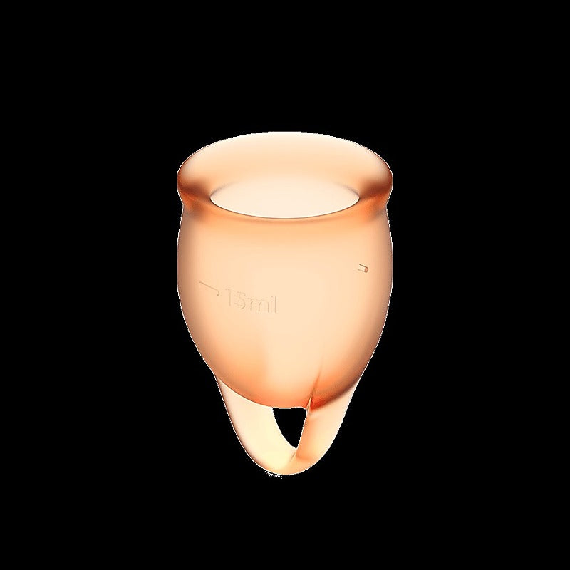 Satisfyer Feel Confident Silicone Menstrual Cups - Condoms