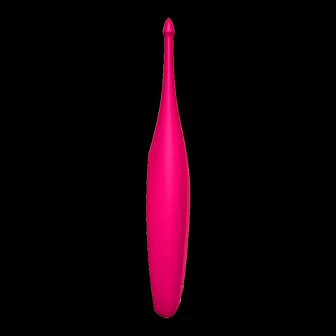 Twirling Fun 12 Functions Silicone Clitoral Vibrator - Glass Sex Toys