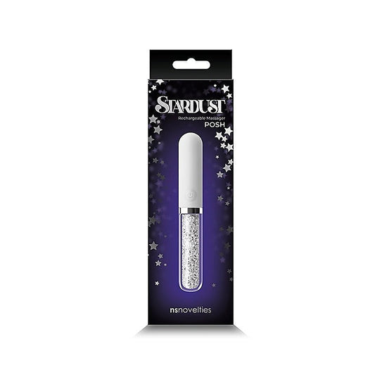 Stardust Posh - Rechargeable Bullet Vibrator with Crystals - Glass Sex Toys