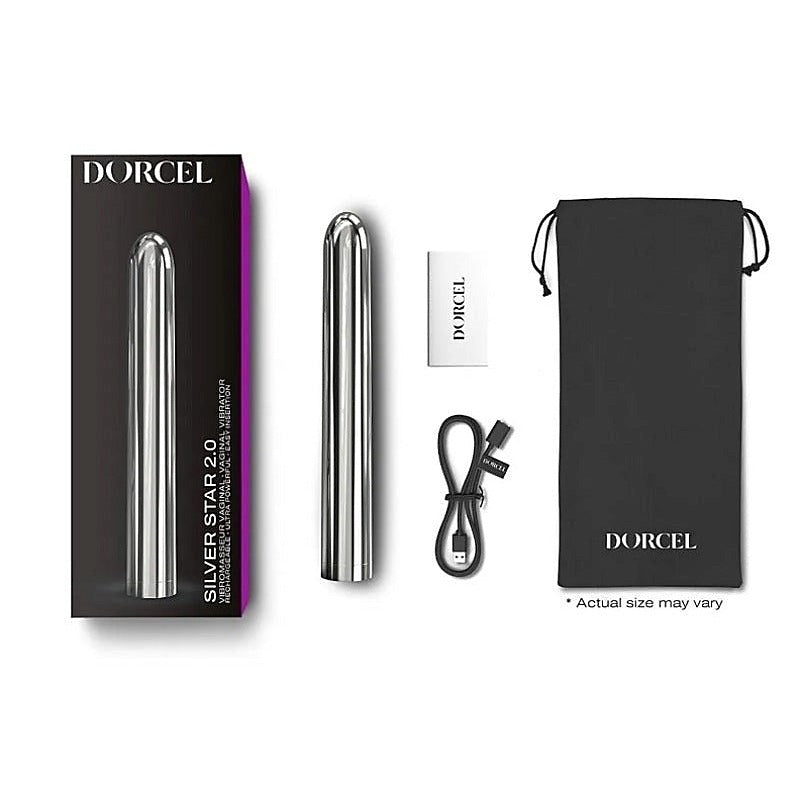 Premium Silver Star 2.0 by Marc Dorcel Toys - Bullet Vibrators