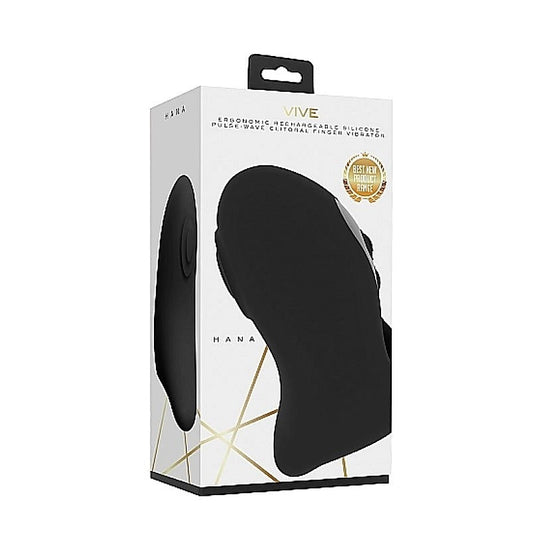 Vive Hana Black - Finger and Tongue Vibrators