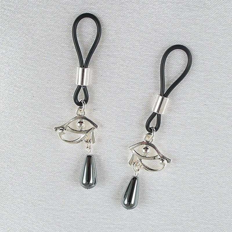 Horus Eyes Breast Jewel by Sylvie Monthule - Breast and Nipple Toys