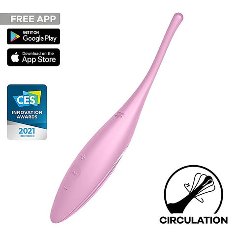 Twirling Joy App Controlled Circulating Vibrator - Bullet Vibrators