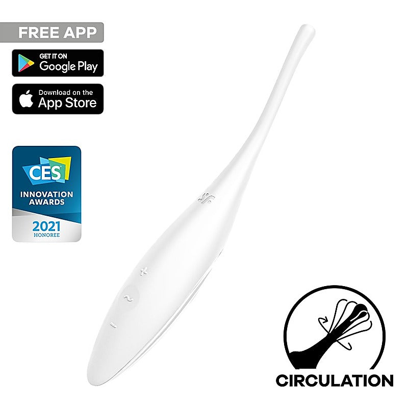 Twirling Joy App Controlled Circulating Vibrator - Bullet Vibrators
