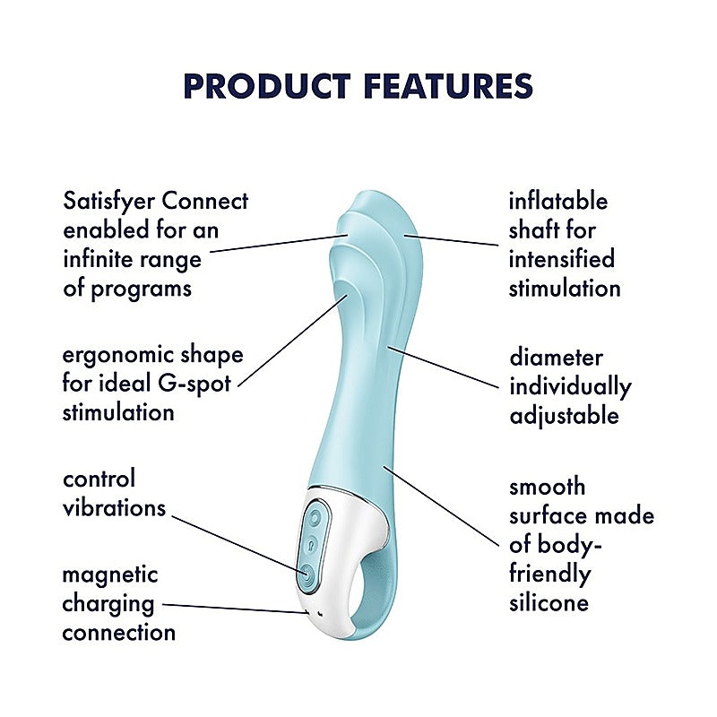 Premium Air Pump Vibrator 5 by Satisfyer - Remote Control Vibrators