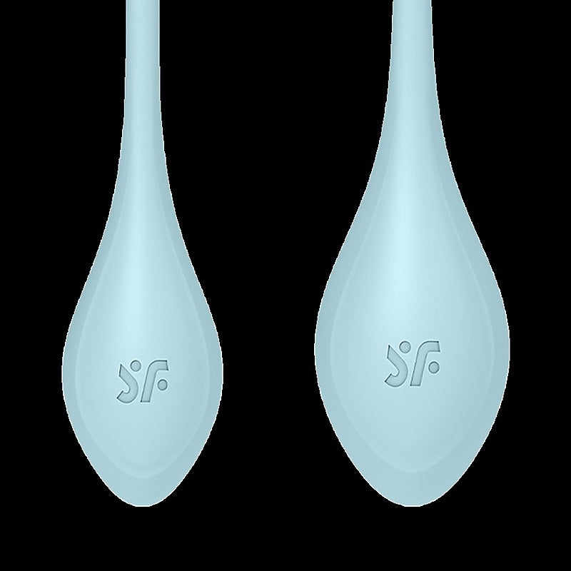 Yoni Power 2 Silicone Kegel Exerciser Balls by Satisfyer - Bullet Vibrators