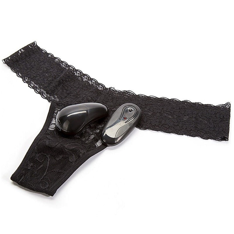 Xgen's Secrets Vibrating Lace Thong by Xgen Products - Remote Control Vibrators