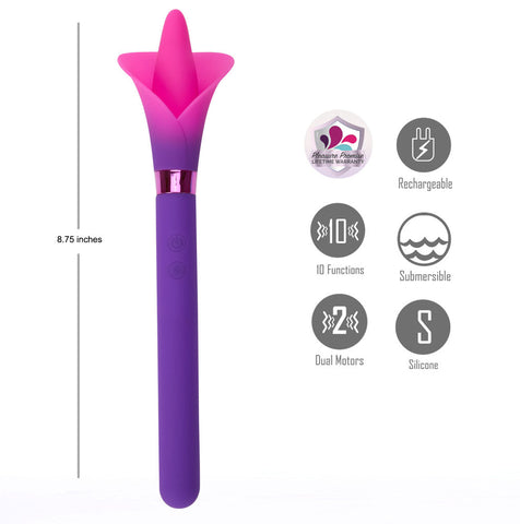 Maia VALA USB Rechargeable Flower Vibrator - Personal Massagers