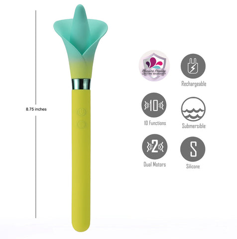 Maia VALA USB Rechargeable Flower Vibrator - Personal Massagers