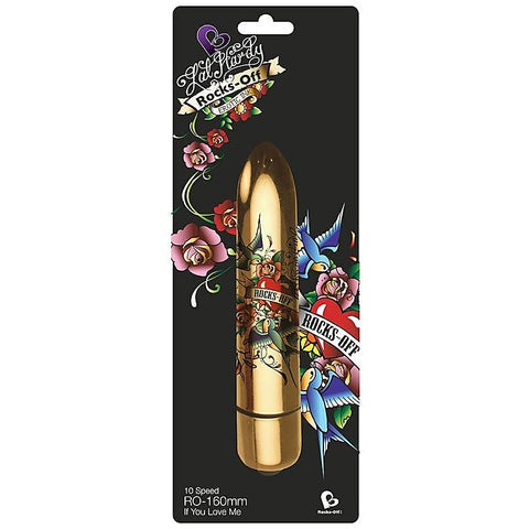Premium Erotic Ink 160mm 10 Speed by Rocks Off - Bullet Vibrators
