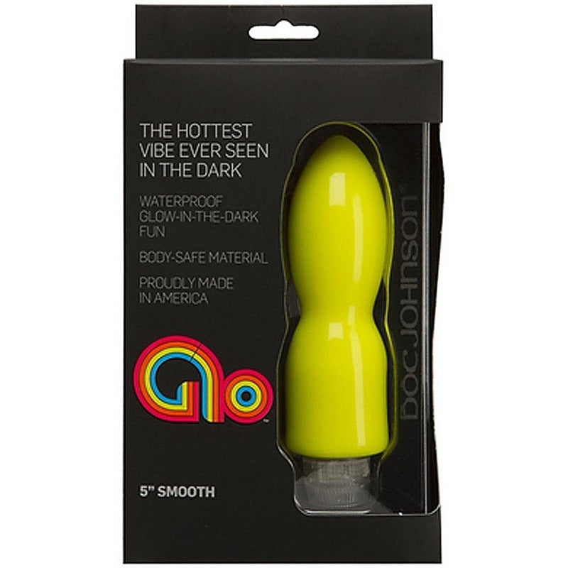 Doc Johnson GLO 5 Inches Smooth Bullet Vibrator - Bullet Vibrators
