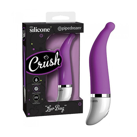Crush Luv Bug Silicone Clitoral Massager by Pipedream - Waterproof Vibrators