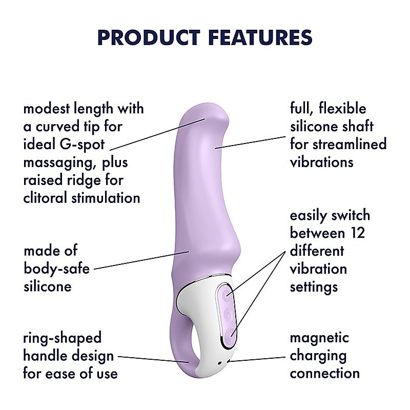 Vibes Charming Smile USB Rechargeable Vibrator - G-Spot Vibrators