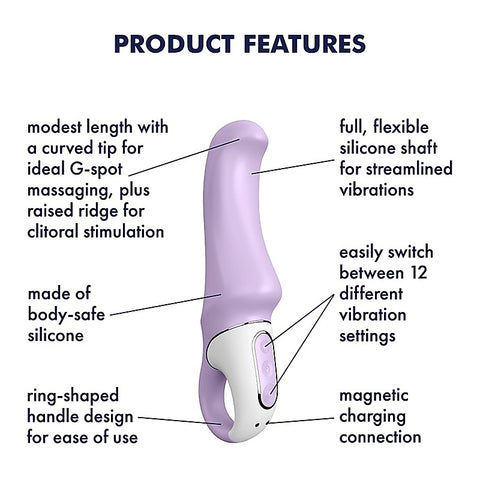 Vibes Charming Smile USB Rechargeable Vibrator - G-Spot Vibrators