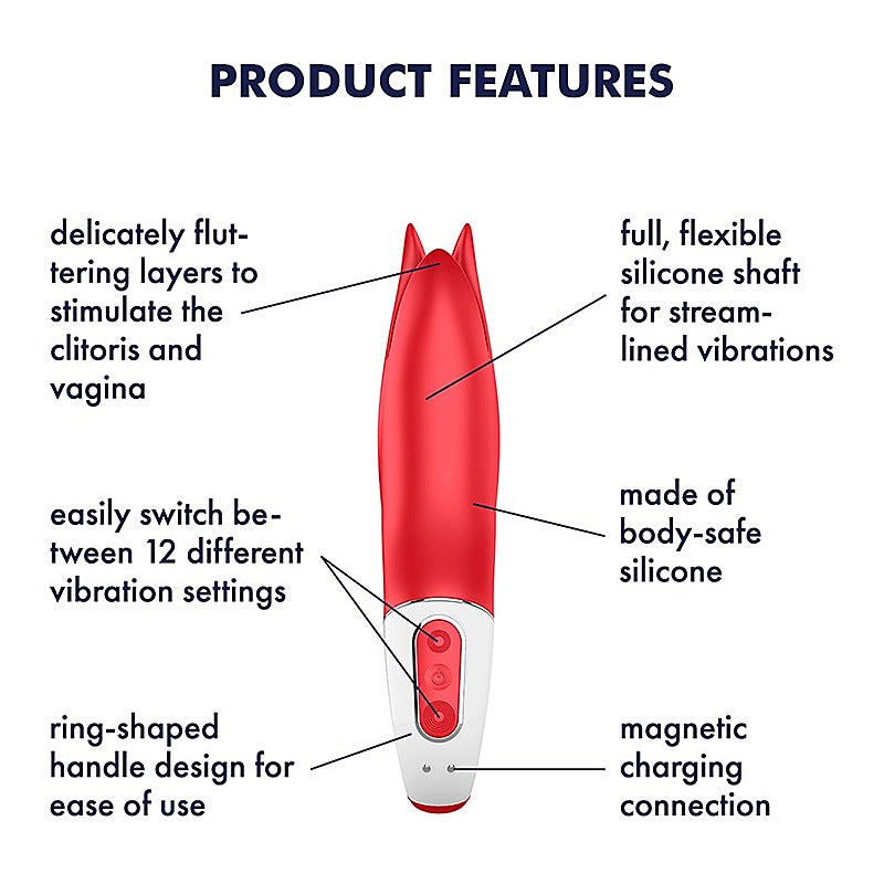 Power Flower Clitoral Vibrator by Satisfyer - G-Spot Vibrators
