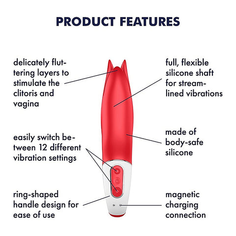 Power Flower Clitoral Vibrator by Satisfyer - G-Spot Vibrators
