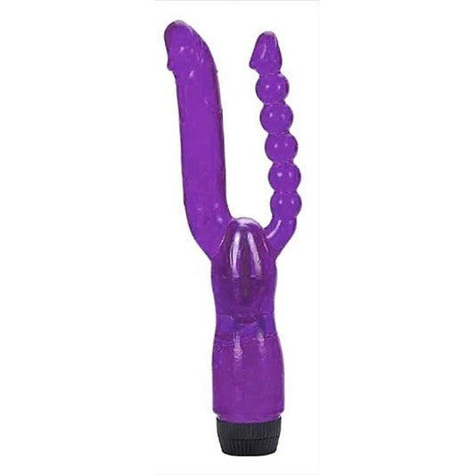 Elevate Your Pleasure with Xcel - 10-Inch Dual Stimulation Vibrator - G-Spot Vibrators