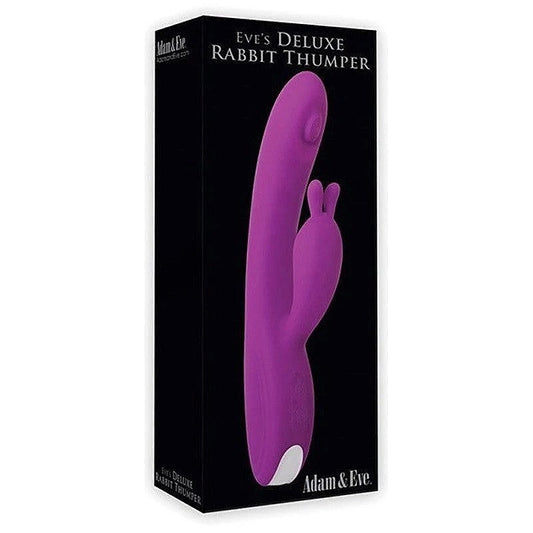 Eve's Deluxe Rabbit Thumper - Dual Motors, Nine Functions, Sensations Galore - Rabbit Vibrators