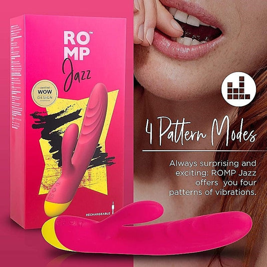 Premium Romp Jazz Rabbit Vibrator by Love Honey - Rabbit Vibrators