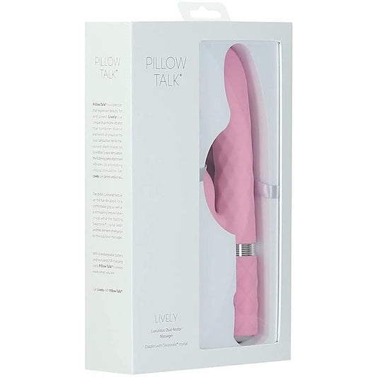 Pillow Talk's Lively Dual-Motor Vibrator - Customizable Bliss