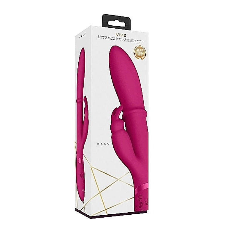 Premium Vive Halo Rabbit Vibrator by Shots Toys - Non-Realistic Dildos