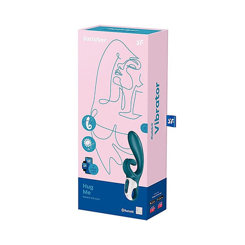 Hug Me App Control Multi Functions Rabbit Vibrator - Clit Ticklers and Pulsators