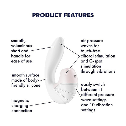 Supernova Air Pulse Clitoral and G Spot Vibrator - Clit Ticklers and Pulsators
