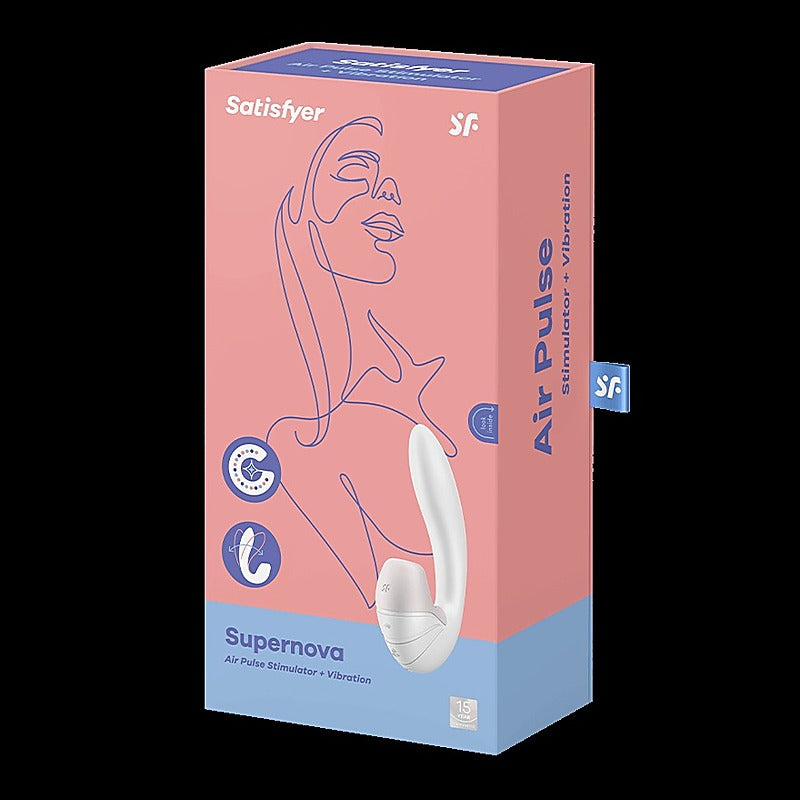 Supernova Air Pulse Clitoral and G Spot Vibrator - Clit Ticklers and Pulsators