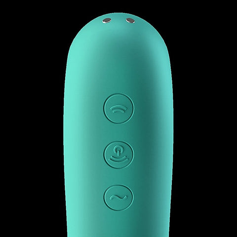 Dual Kiss Double Sided Air Pulse Clitoral Vibrator - Clit Ticklers and Pulsators