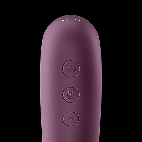 Dual Kiss Double Sided Air Pulse Clitoral Vibrator - Clit Ticklers and Pulsators