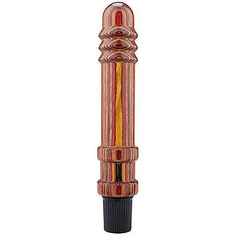 Treeze Multicolour Ribbed 8" Vibrator by BDStyle - Vibrating Dildos