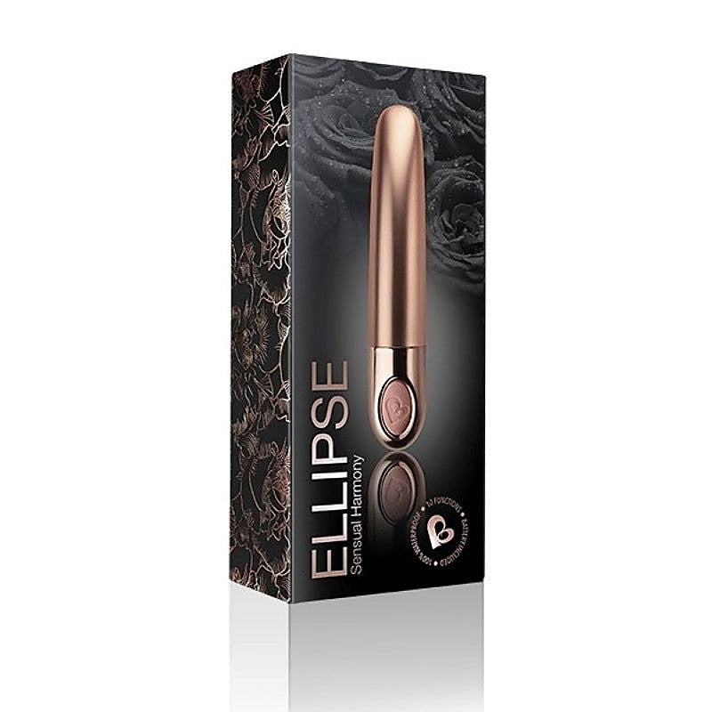 Premium Ellipse Metallic Dusk Pink by Rocks Off - Bullet Vibrators