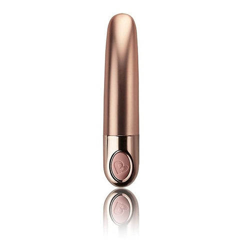 Premium Ellipse Metallic Dusk Pink by Rocks Off - Bullet Vibrators