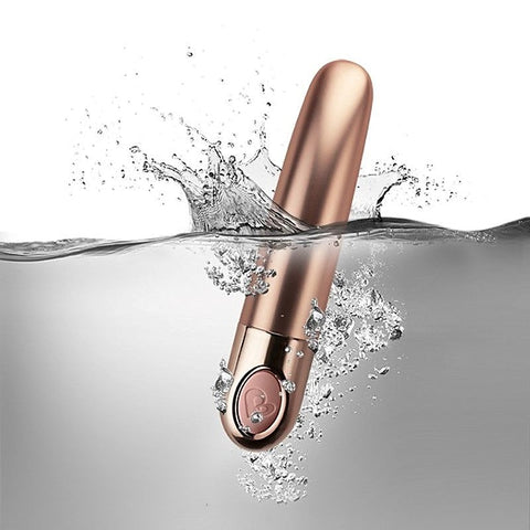 Premium Ellipse Metallic Dusk Pink by Rocks Off - Bullet Vibrators