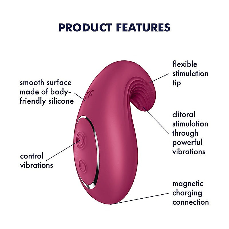 Dipping Delight 12 Functions Layon Clitoral Massager - Clit Ticklers and Pulsators