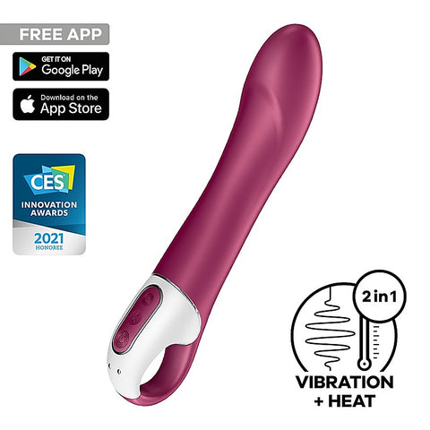Big Heat App Connected Intense G Spot Massager by Satisfyer - G-Spot Vibrators