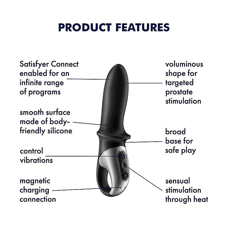 Hot Passion 12 Functions G Spot Vibrator by Satisfyer - Remote Control Vibrators