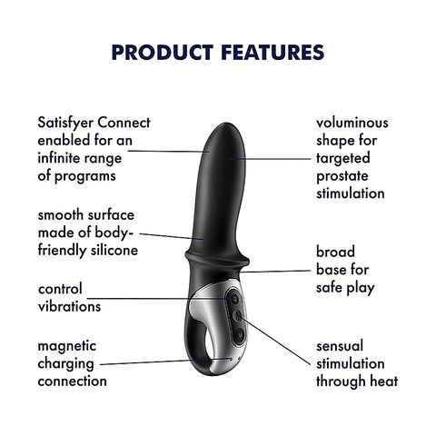 Hot Passion 12 Functions G Spot Vibrator by Satisfyer - Remote Control Vibrators