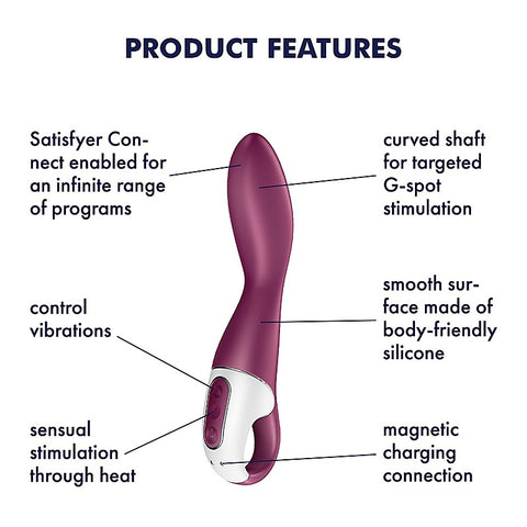 Heated Thrill Sensual G Spot Stimulator by Satisfyer - G-Spot Vibrators