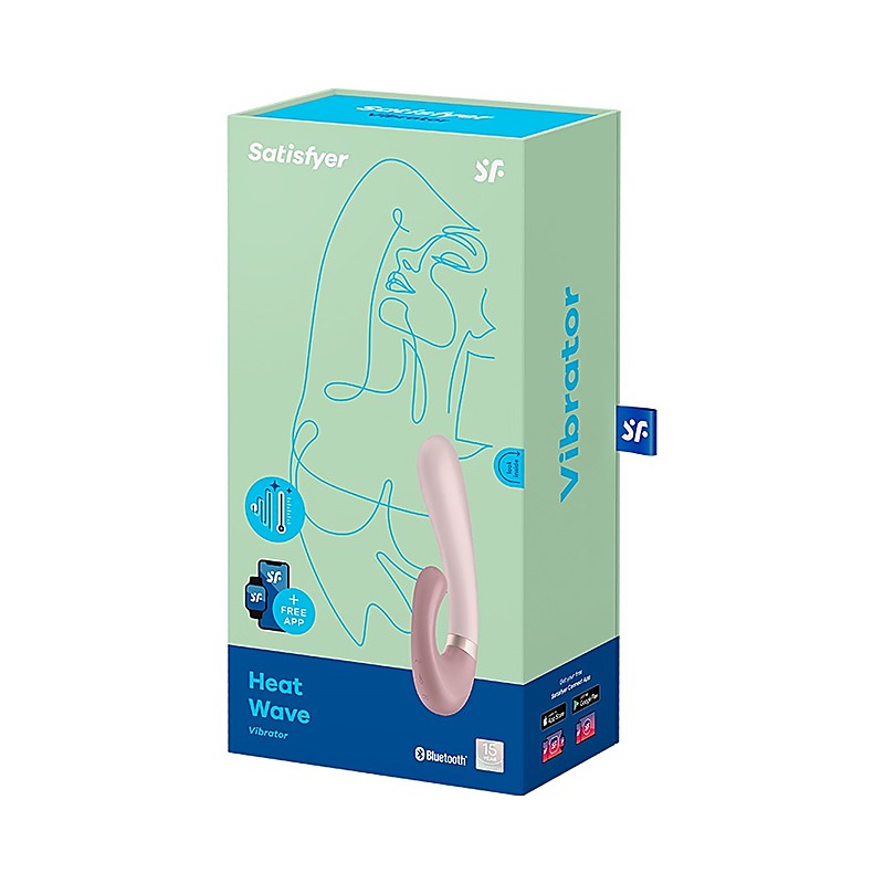 Heat Wave App Connected Multi Functions G Spot Vibrator - Remote Control Vibrators