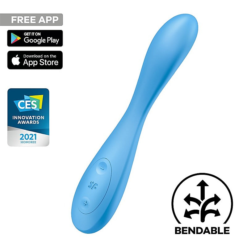 G Spot Flex 4 App Controlled Vibrator by Satisfyer - Remote Control Vibrators