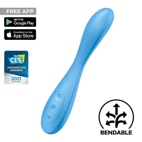 G Spot Flex 4 App Controlled Vibrator by Satisfyer - Remote Control Vibrators